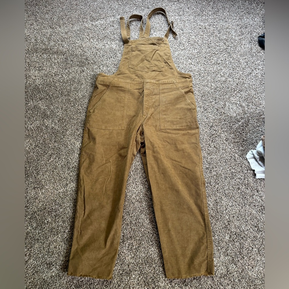 Aerie Brown Corduroy Jumpsuit